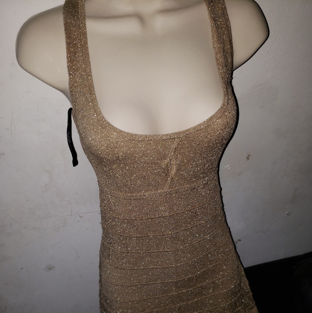 Dress BeBe Gold